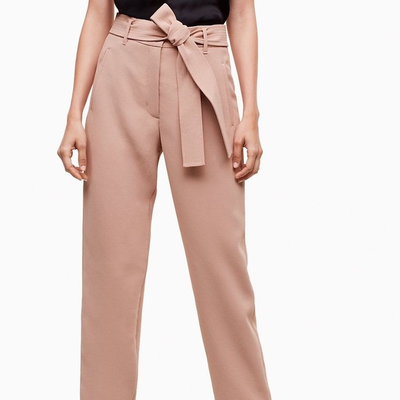 Wilfred Aritzia Jallade Front Tie Pant Trousers - Picture 2 of 9